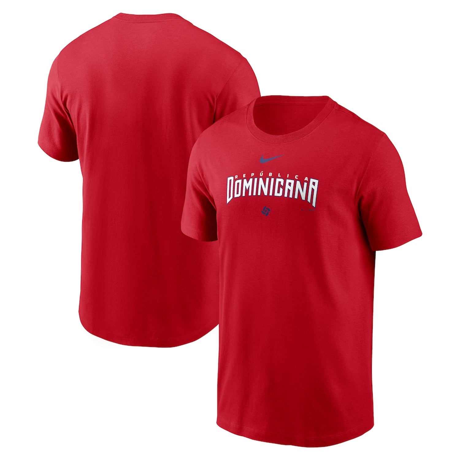 Dominican Republic Baseball Nike 2026 World Baseball Classic Wordmark T-Shirt – Red | Official WBC Tee