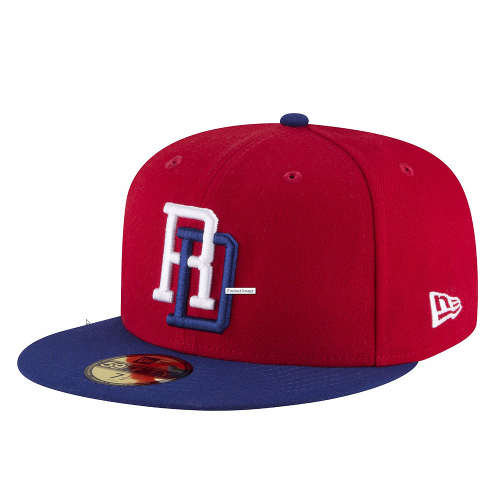 Men's Dominican Republic Baseball New Era 2017 World Baseball Classic Embroidered Patch 59FIFTY Fitted Hat