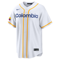 2026 WBC Colombia Men's Nike Stadium Jersey – Official Home White Edition